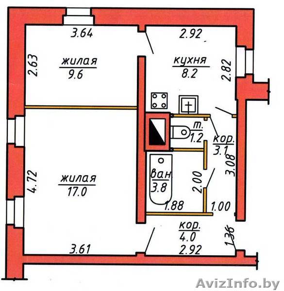 2-я квартира в центре г. Орша - Изображение #1, Объявление #234883