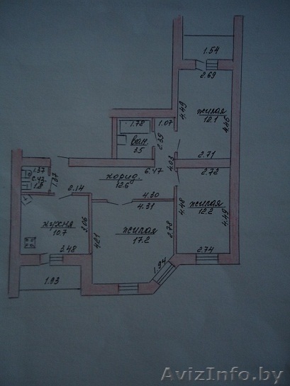  3-х комнатную квартиру - Изображение #1, Объявление #799817