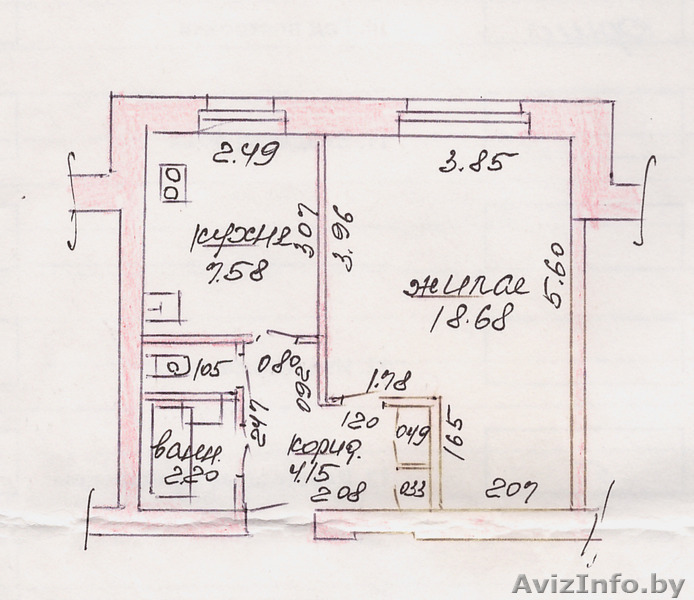 Продам 1,5-комнатную квартиру в Орше по ул. Семенова - Изображение #1, Объявление #1200234