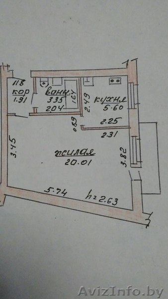 продам 1 комнотную квартиру - Изображение #1, Объявление #1394729