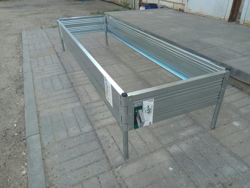 Оцинкованная грядка 0.6 метра на 1.9 метра  - Изображение #1, Объявление #1658913