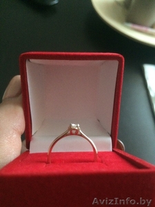 Золотое кольцо с бриллиантом ( новое) - Изображение #2, Объявление #1508116