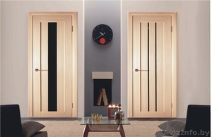 Двери межкомнатные из евро бруса массива и эко шпона 