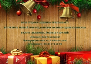 НОВОГОДНИЕ КАНИКУЛЫ НА БАЗЕ ОТДЫХА 