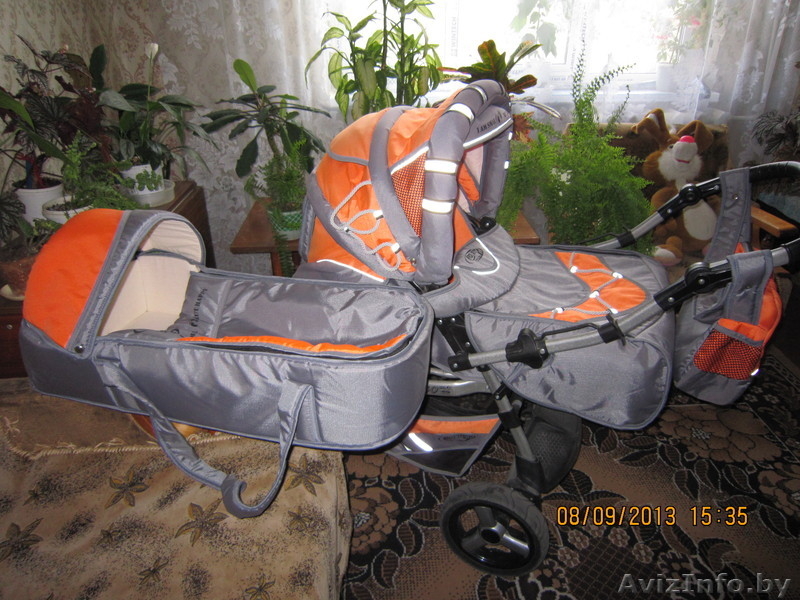 Продам коляску детскую джин-универсал - Изображение #3, Объявление #979349