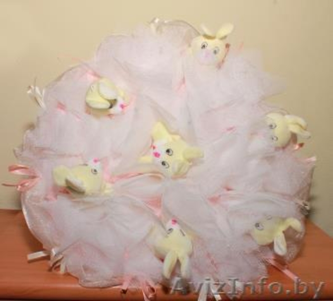 Букеты из мягких игрушек к выписке из Роддома и любому празднику в Орше. - Изображение #3, Объявление #1170872