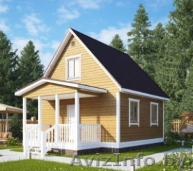 Дом сруб 6х6 Витязь из бруса с мансардой - Изображение #2, Объявление #1623389